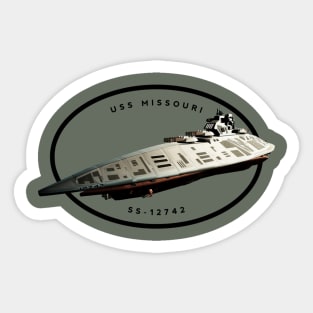 USS Missouri Sticker